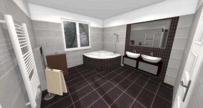 Vizualizace - koupelny