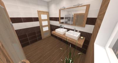 Vizualizace - koupelny